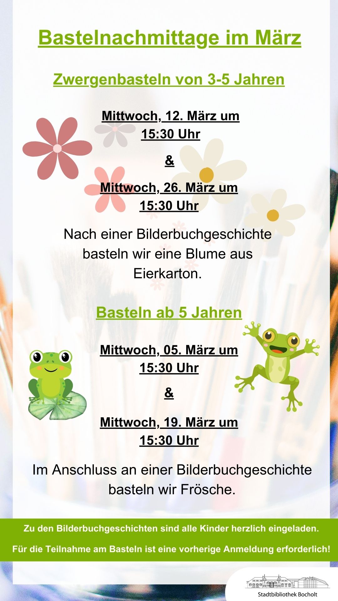 Bastelprogramm für März